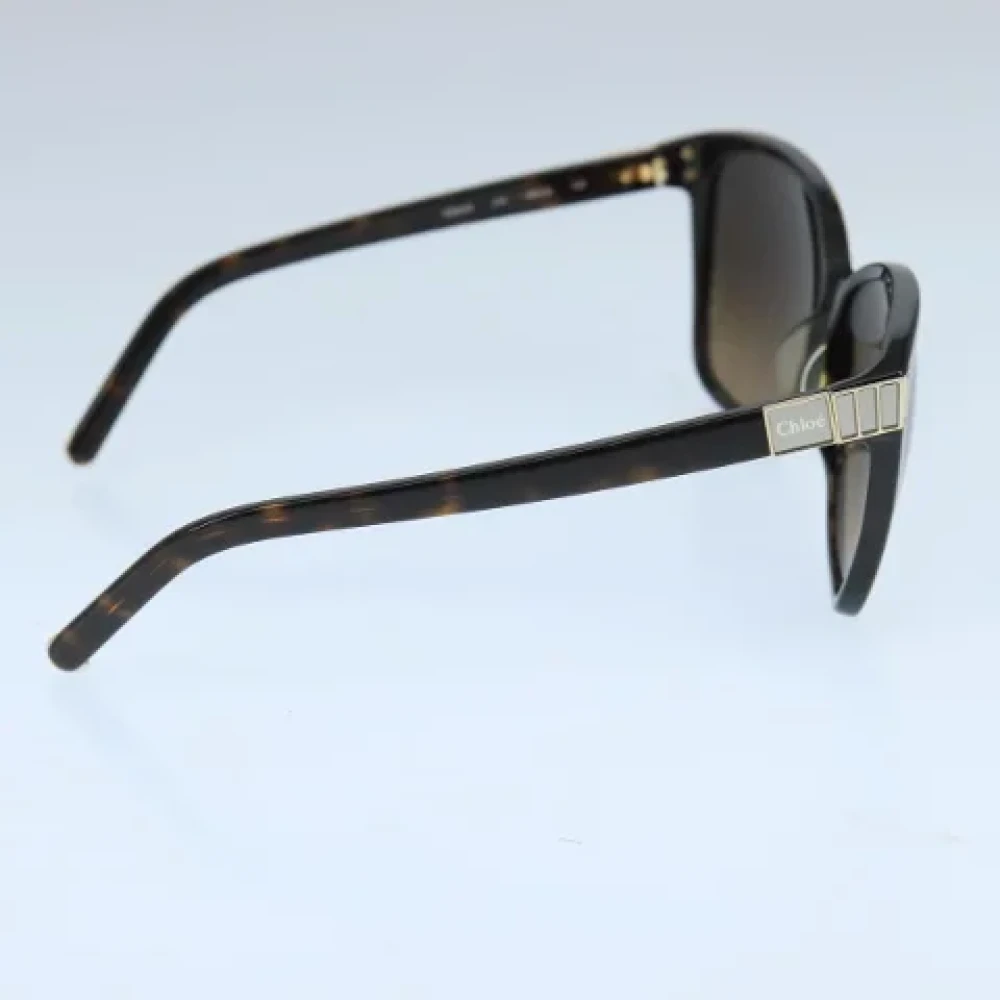 Chloé Pre-owned Plastic sunglasses Brown Dames