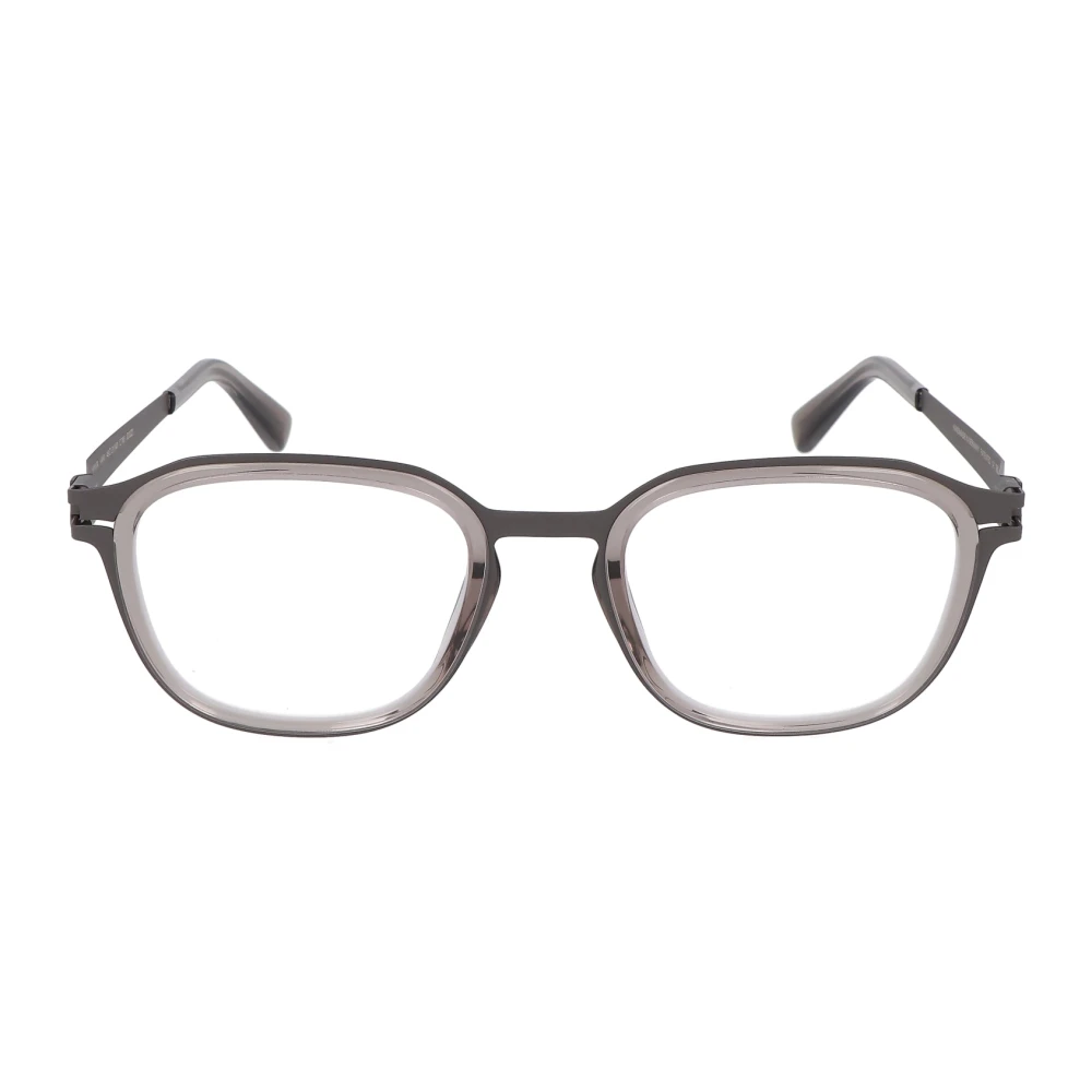 Mykita Moderne vierkante metalen montuurbril Gray Unisex