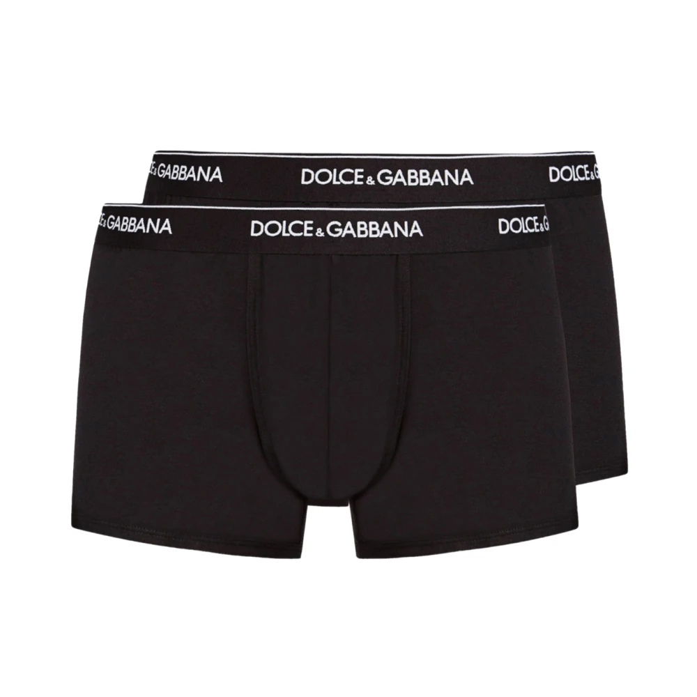 Dolce & Gabbana Zwarte Iconische Logo Ondergoed Upgrade Black Heren