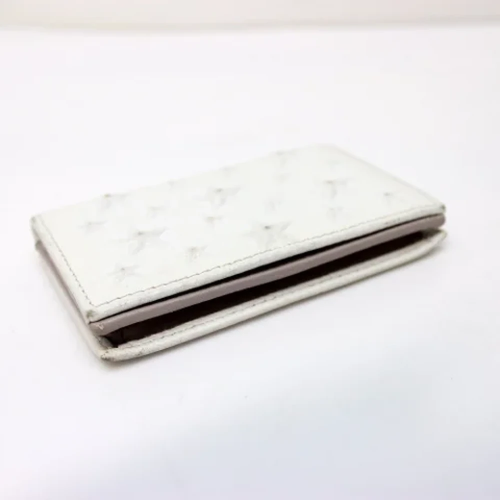 Jimmy Choo Pre-owned Leather home-office White Dames
