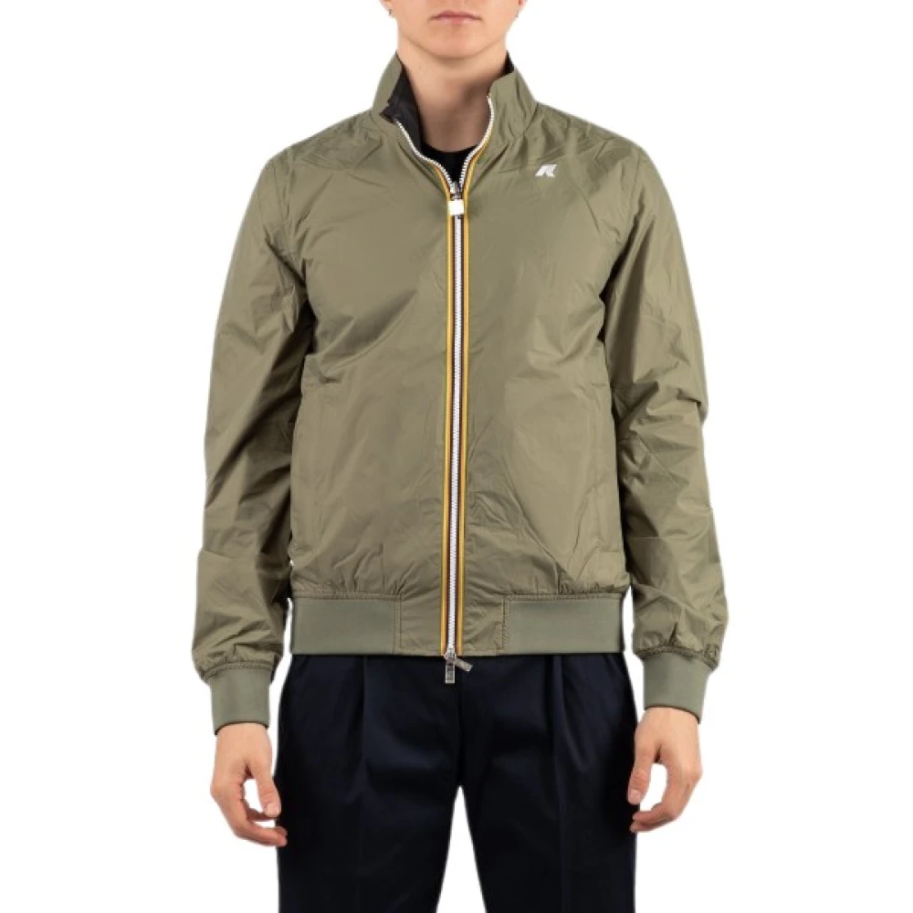 K-Way Uomo Verde Giacche, M, New,