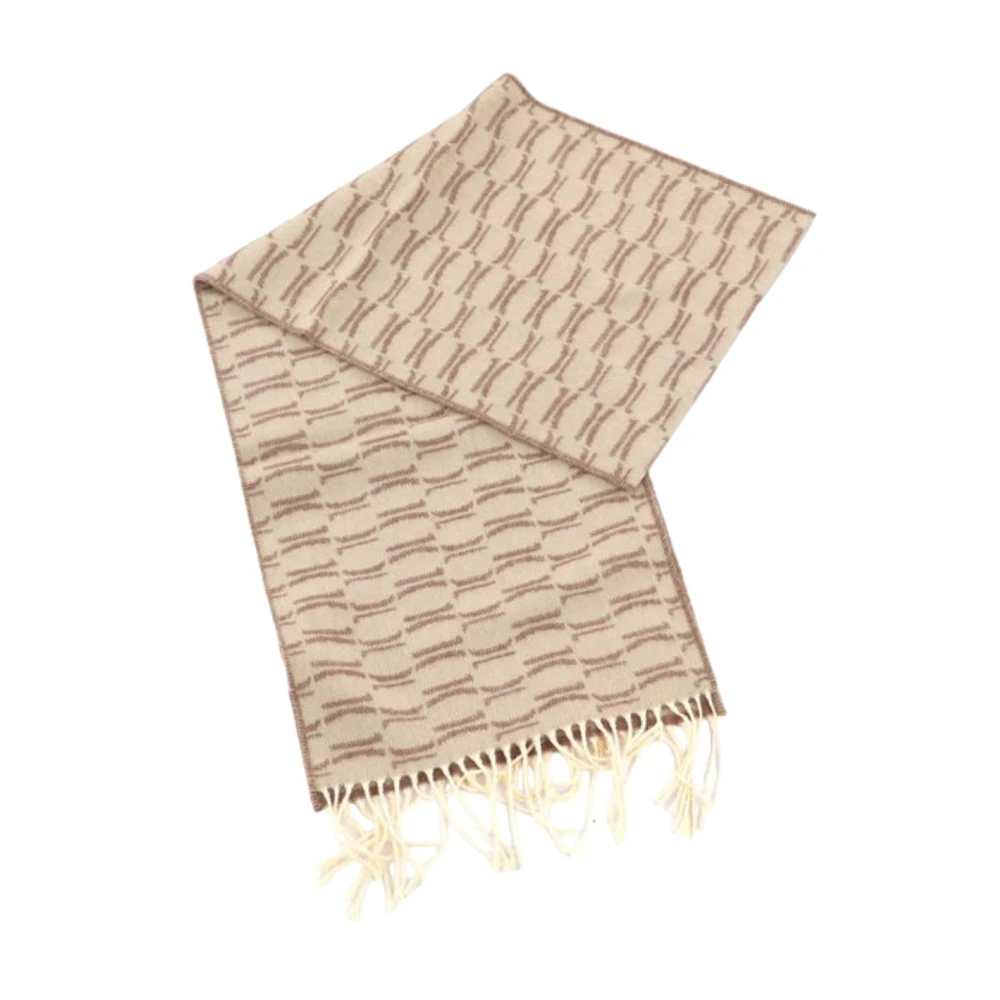 Alviero Martini 1a Classe Modieuze Allover Sjaal Beige Dames