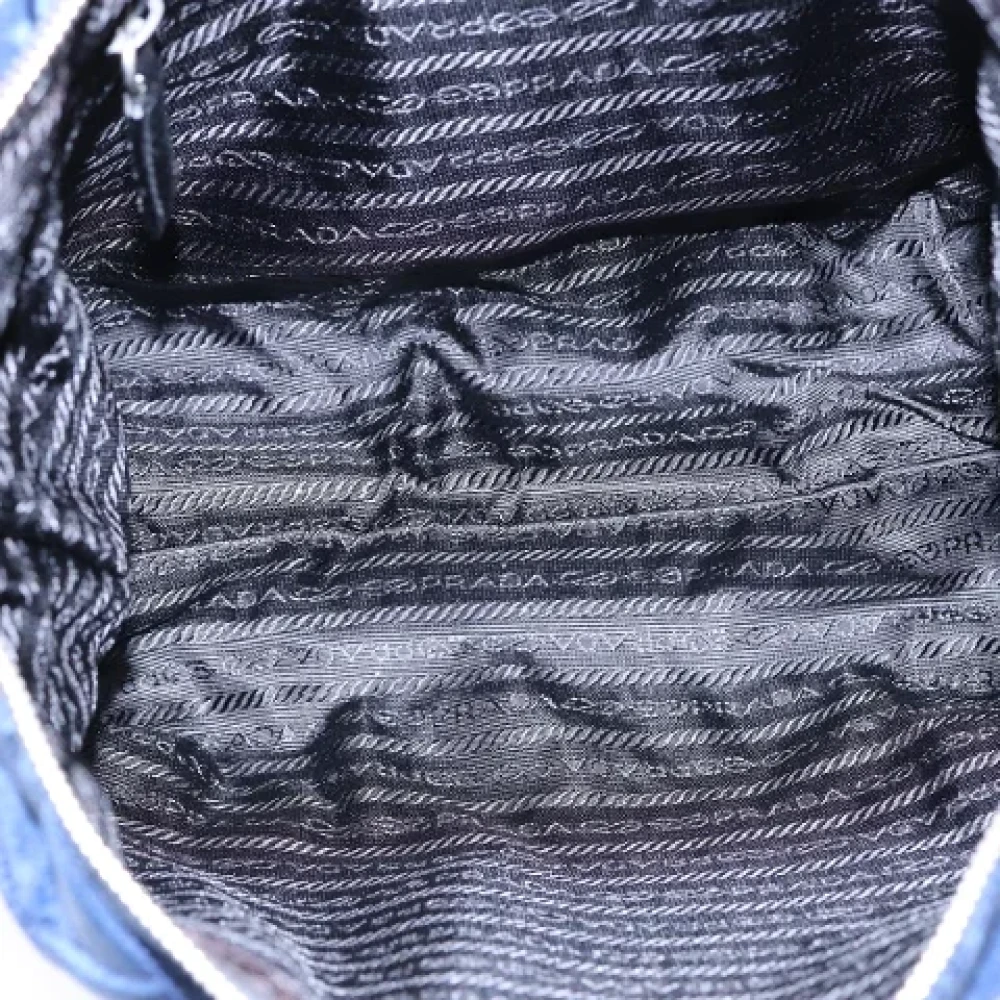 Prada Vintage Pre-owned Fabric prada-bags Blue Dames