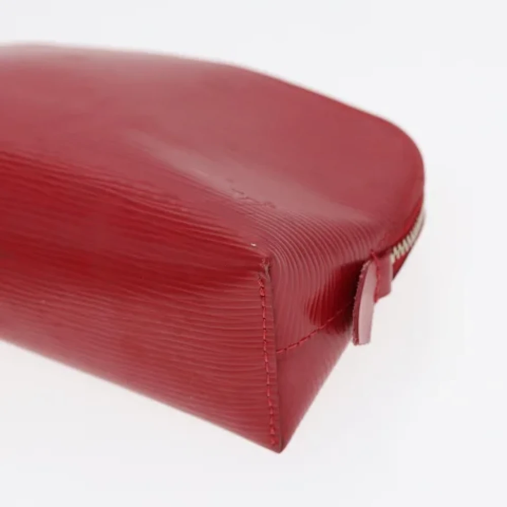 Louis Vuitton Vintage Pre-owned Leather pouches Red Dames