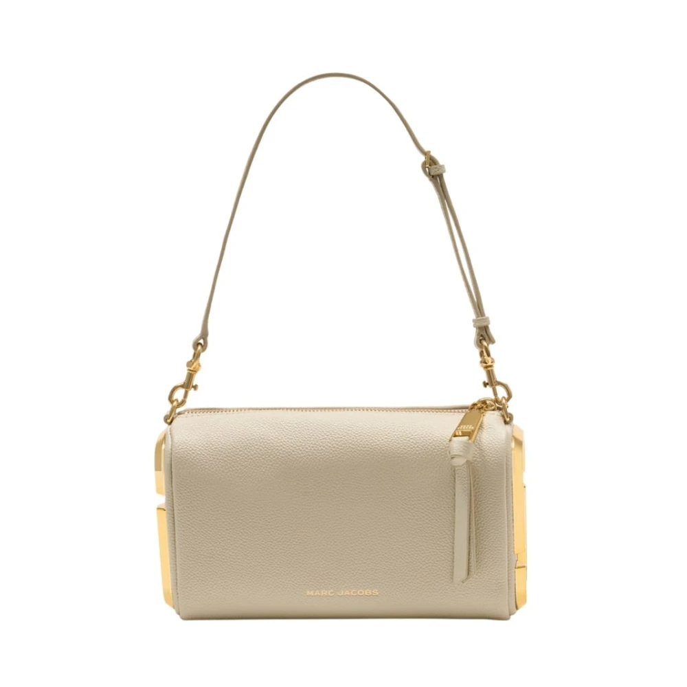 Marc Jacobs Beige Snapshot Axelremsväska