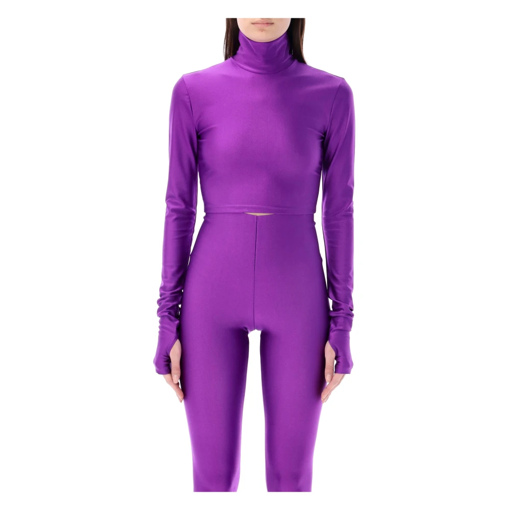 Andamane Orchid High Neck Top Purple Dames