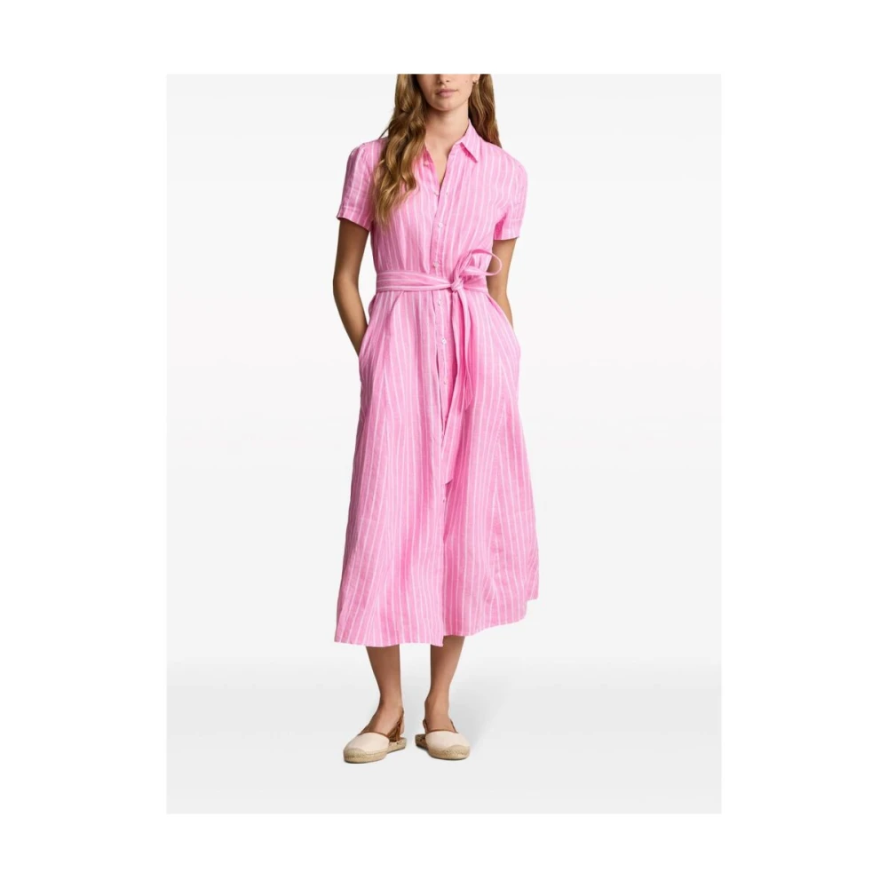 Ralph Lauren Shirt Dresses Pink Dames