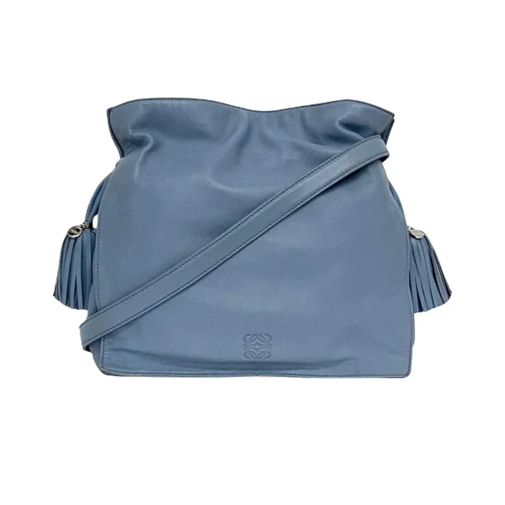 Loewe Pre-owned Leather shoulder-bags Blue Dames