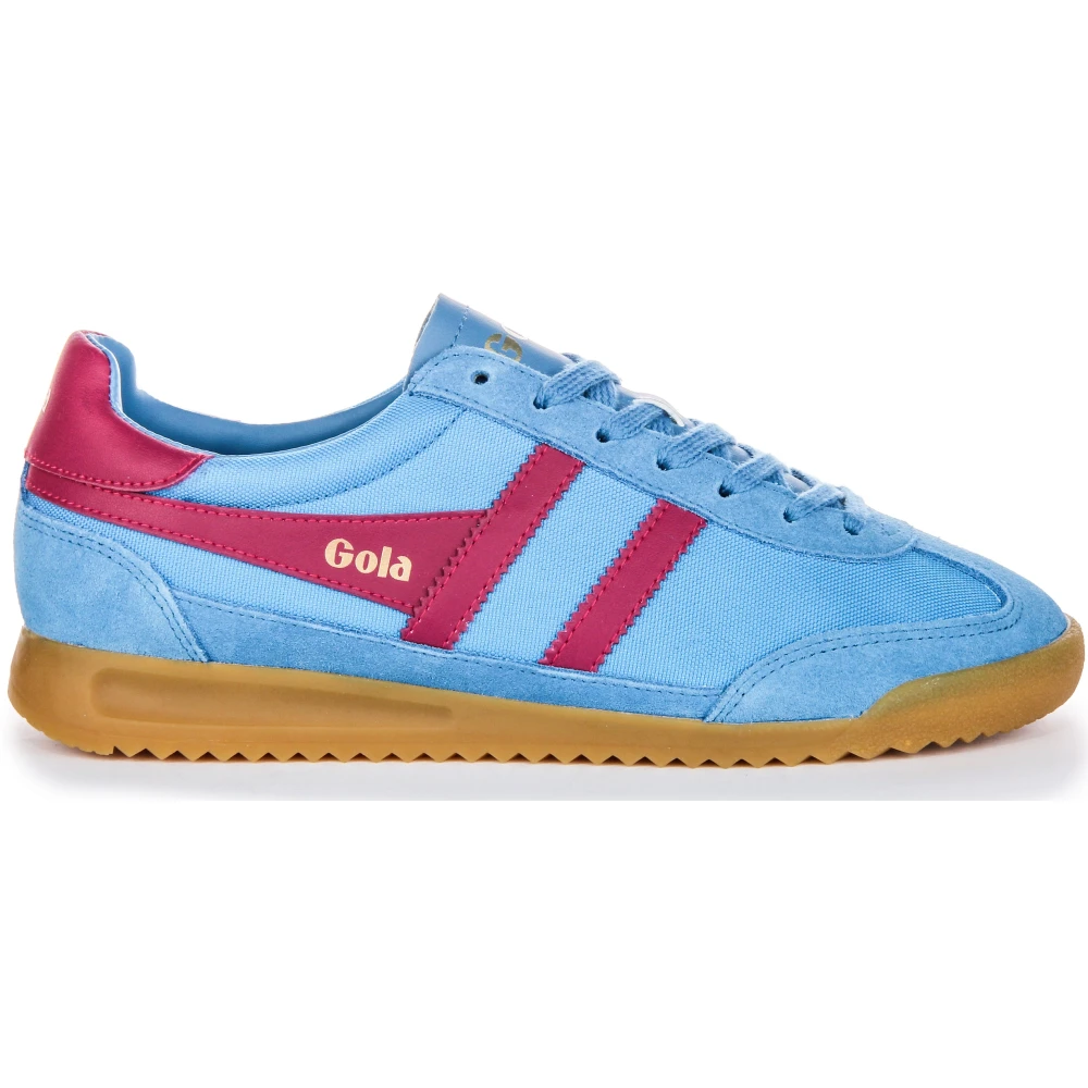 Gola Tornado Womens Fashion Trainers In Blue Fuchsia - 4 Uk - Image 2
