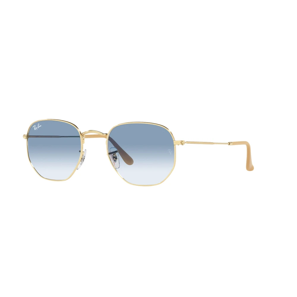 Ray-Ban Yellow Sunglasses, Unisex, 51 Mm, Hexagonal Sunglasses