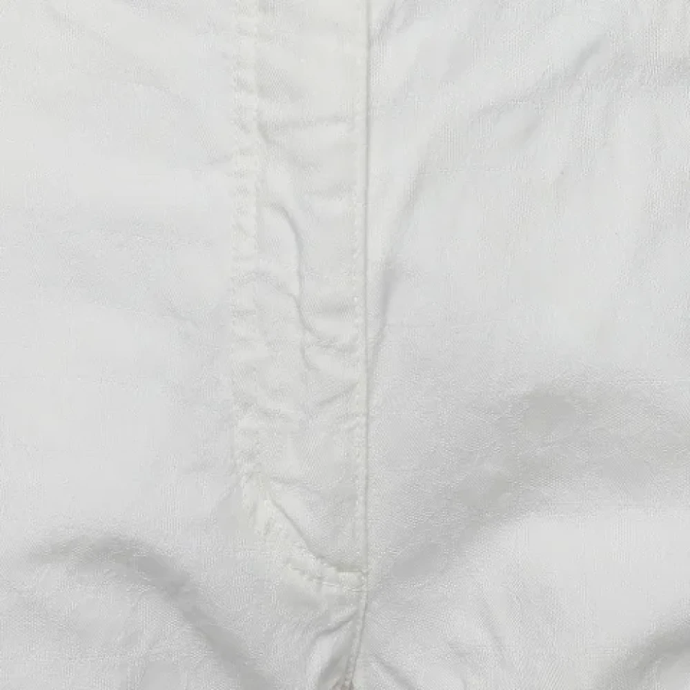 Salvatore Ferragamo Pre-owned Denim jeans White Dames