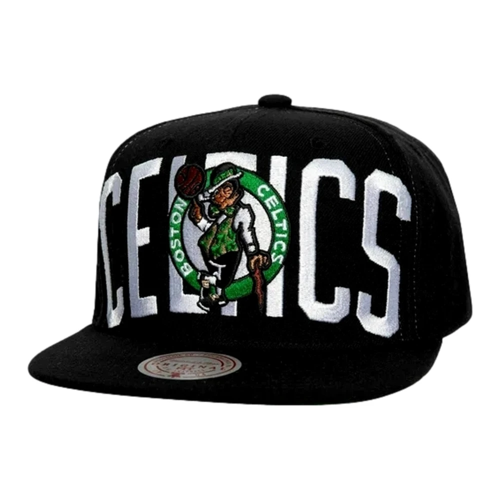 Mitchell & Ness Zwarte Celtics Snapback Pet Black Heren