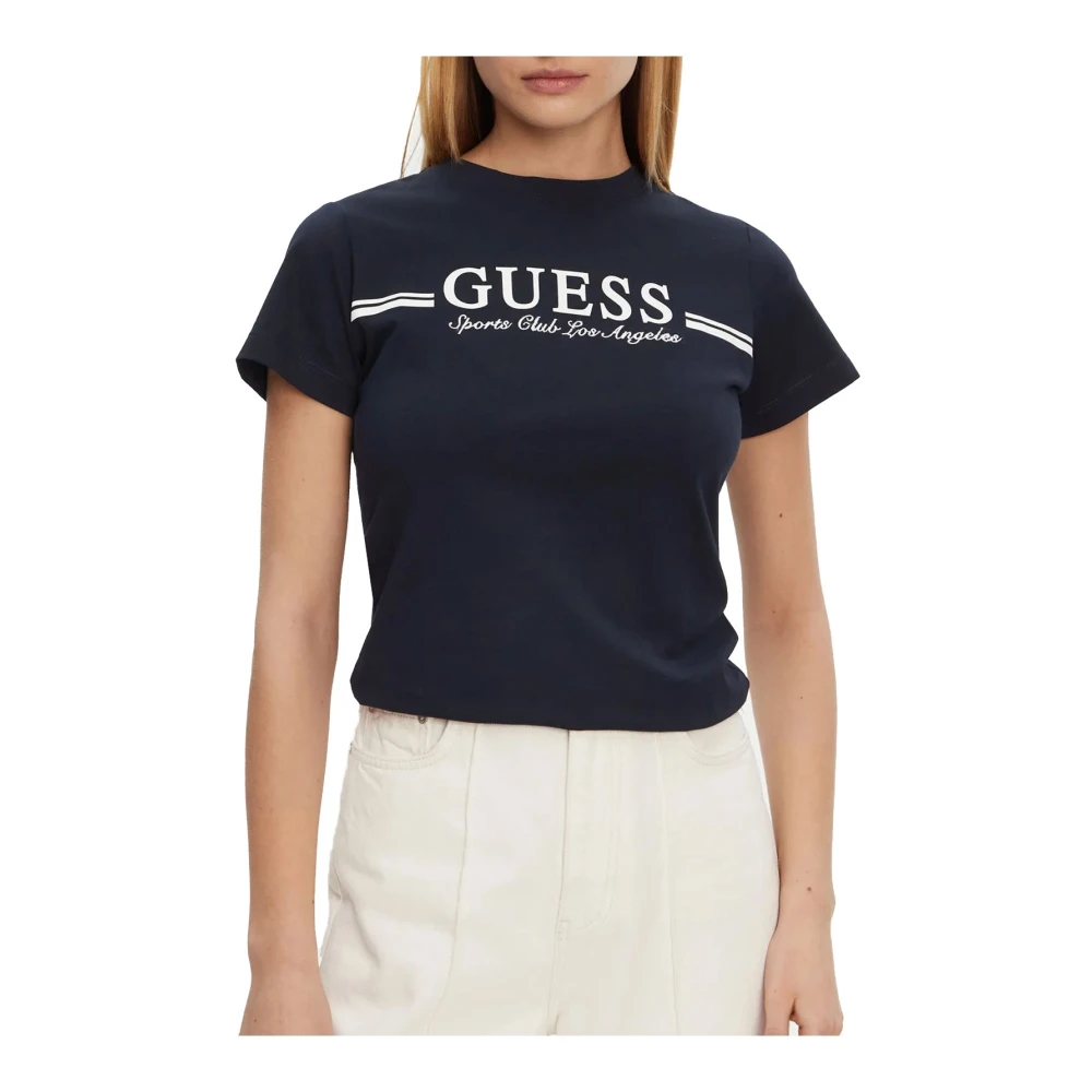 Guess - Tops > T-Shirts - Blue - Guess - Modalova