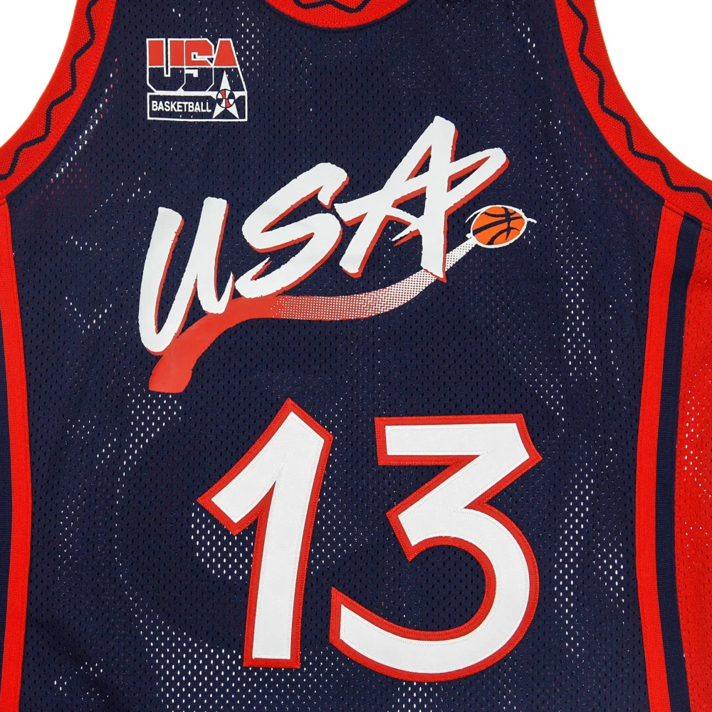Mitchell & Ness Vintage Basketbal Tanktop Shaquille O'neal Blue Heren