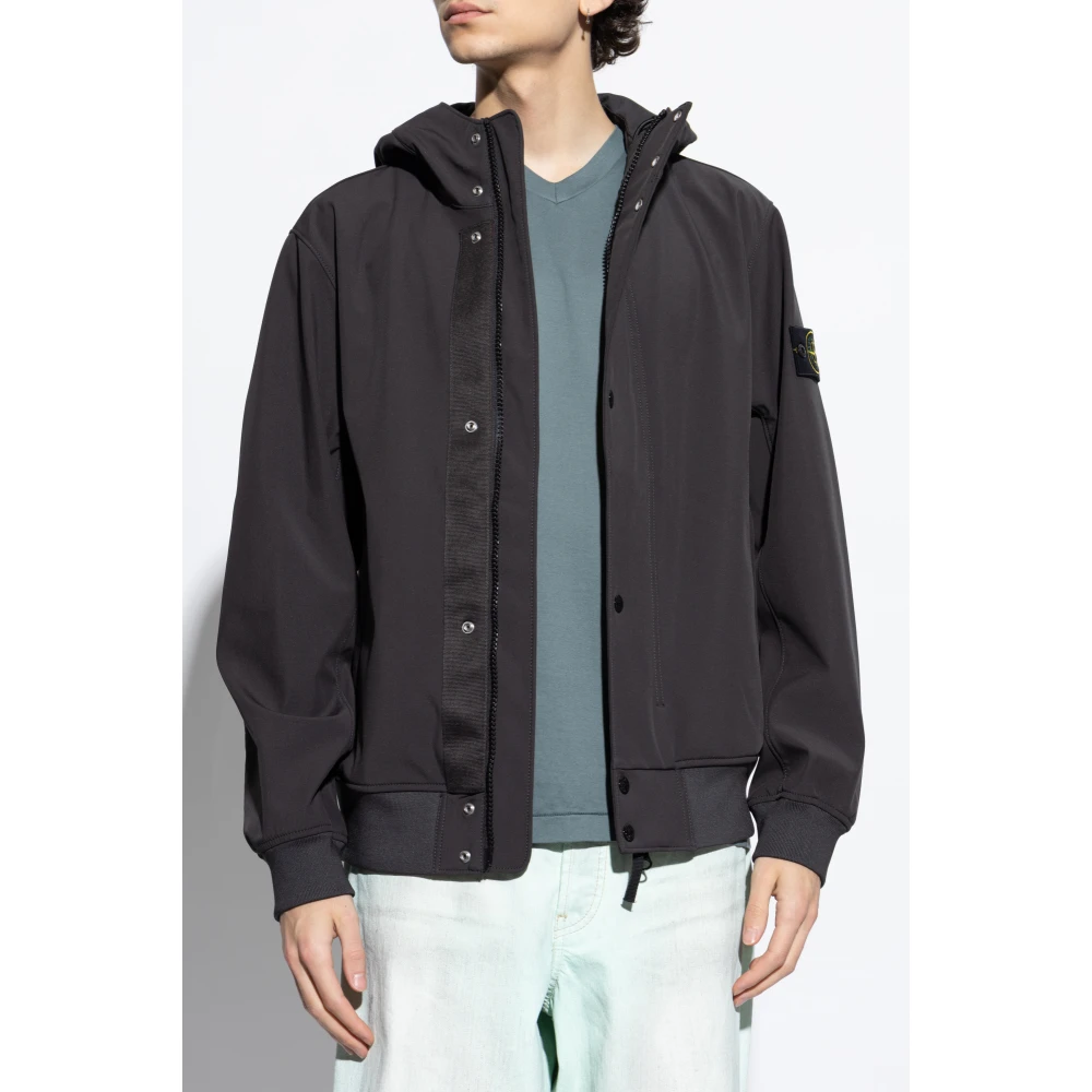Stone Island Capuchonjas Black Heren