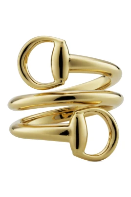 YBC837799001 - Horsebit Ring i gult
