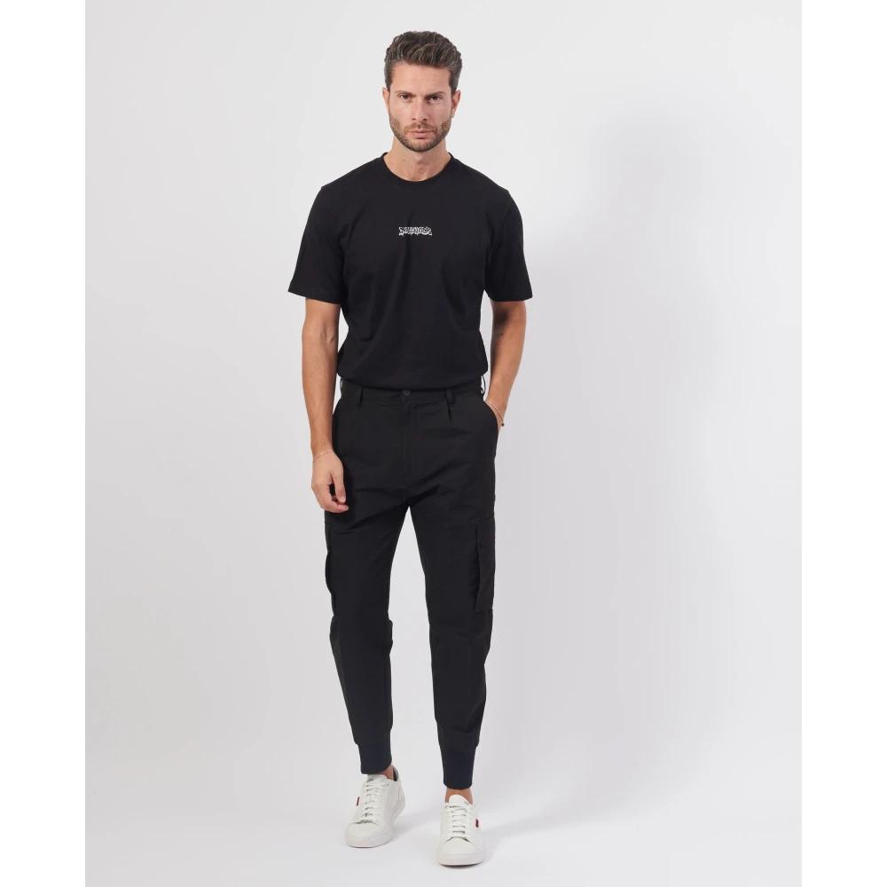 Hugo Boss Cargo Zwarte Broek Black Heren