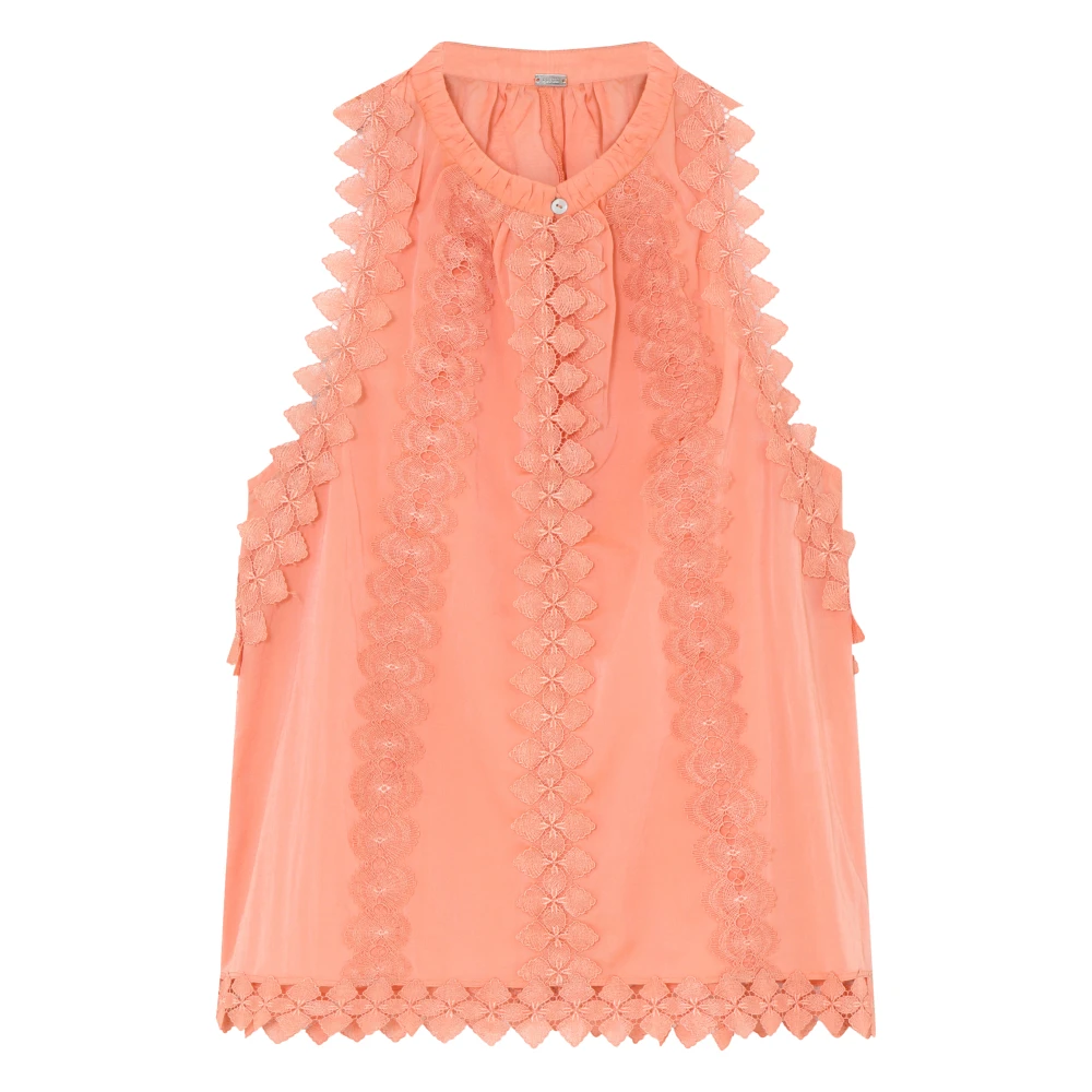 Gustav Aisa Sleeveless Top Orange Dames