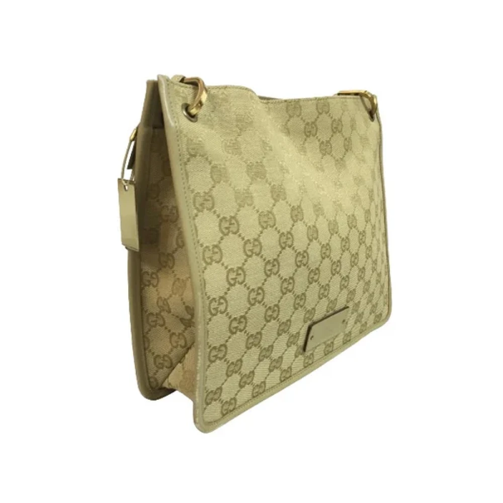 Gucci Vintage Pre-owned Canvas gucci-bags Green Dames