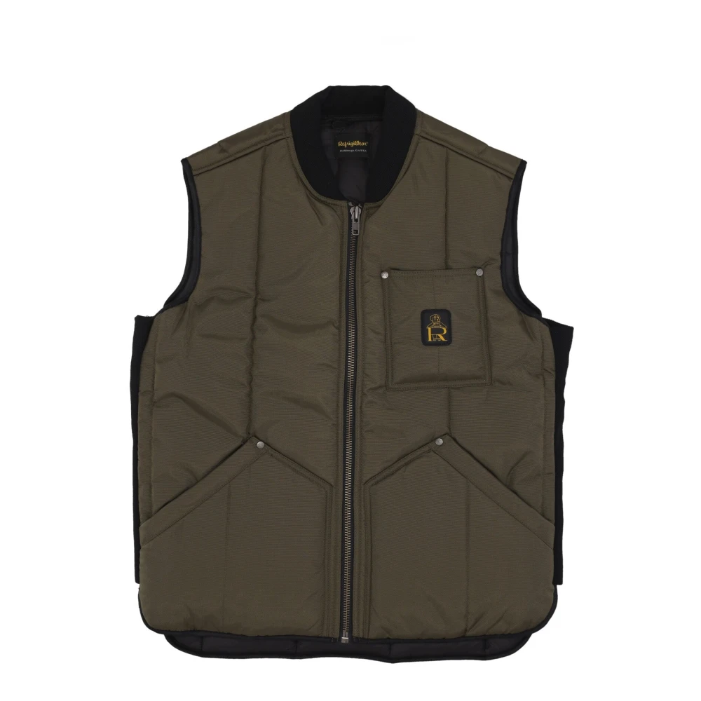RefrigiWear Militair Groene Mouwloze Vest Jas Green Heren