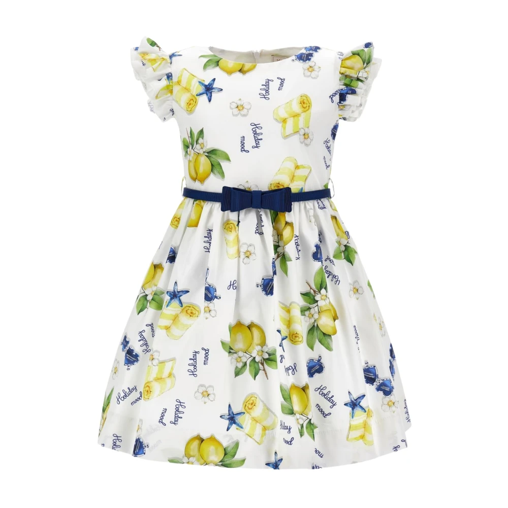 Monnalisa Unisex Kids White Kids Occasion Wear, 8 Y, Occassion Wear
