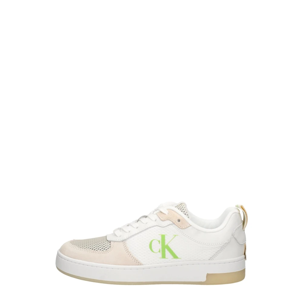 Calvin Klein Basket Cupsole Low Xray Sneakers Dames Schoenen Wit