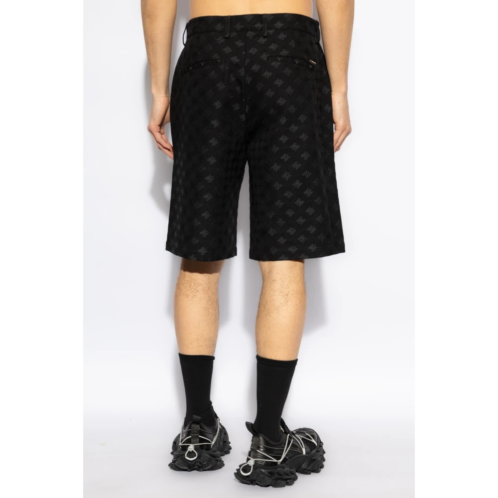 Amiri Monogram Shorts Black Heren
