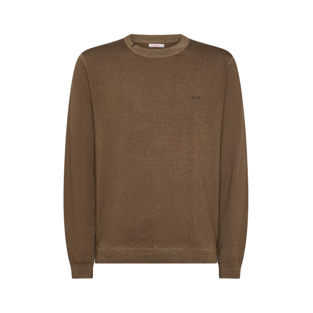 Sun68 Casual Gebreide Trui Brown Heren
