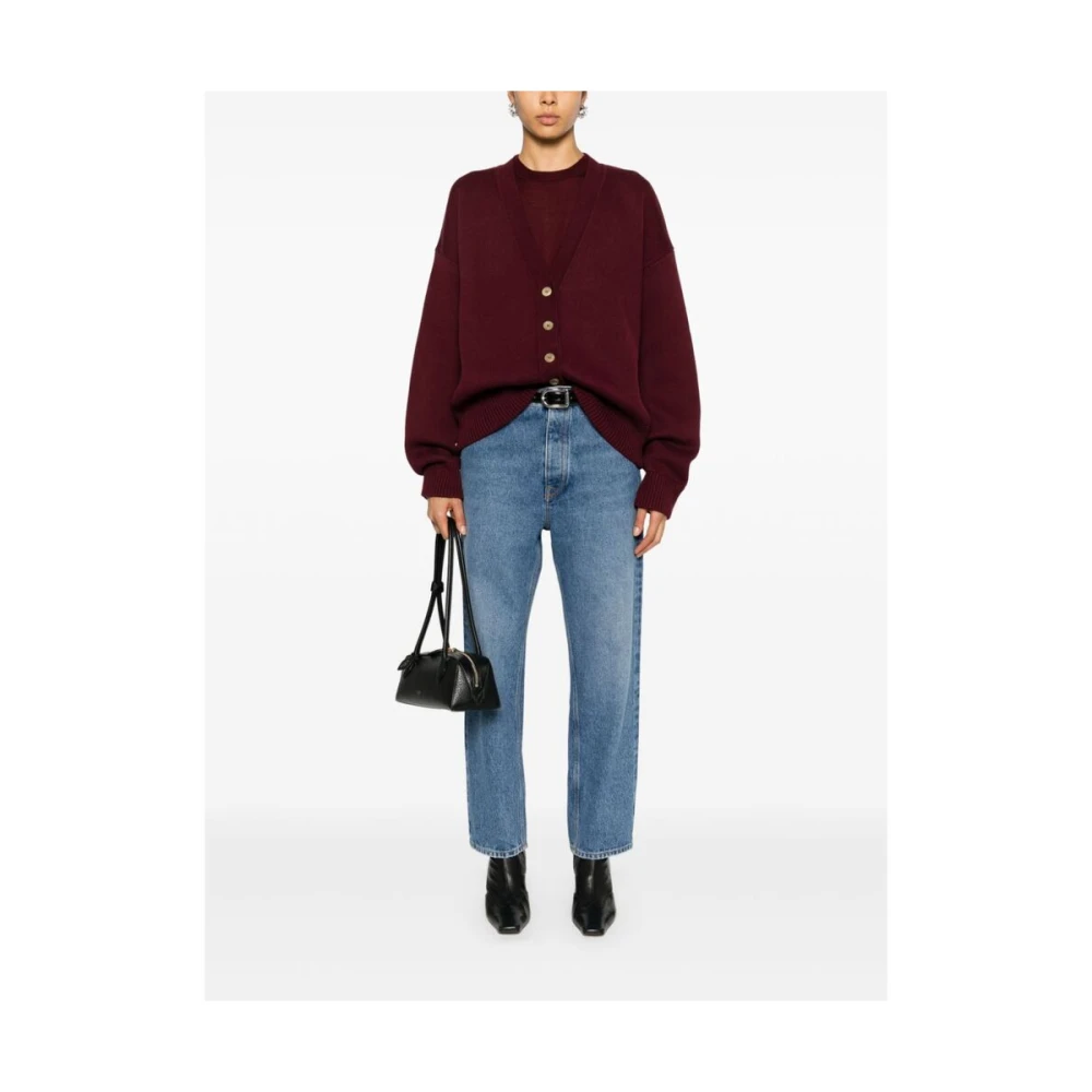 Armarium Indigo Blauwe Denim Jeans met Contraststiksels Blue Dames