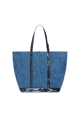 L Zipped Cabas Tote