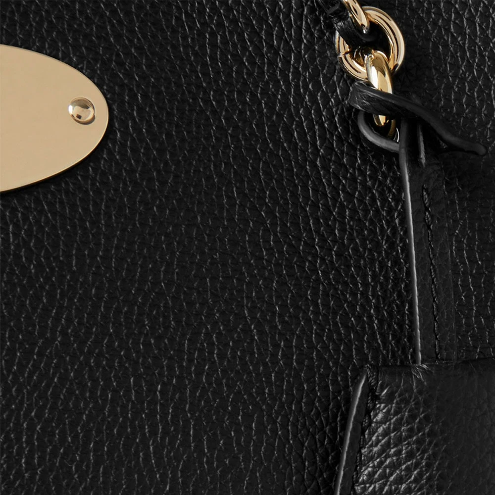 Mulberry Ketting Tote Zwart Elegant Functioneel Versie Black Dames