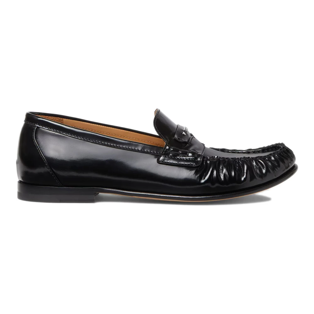 Fendi Scrunch Loafers - Male - Loafers - Black - 9 Uk - Shoes - Image 4