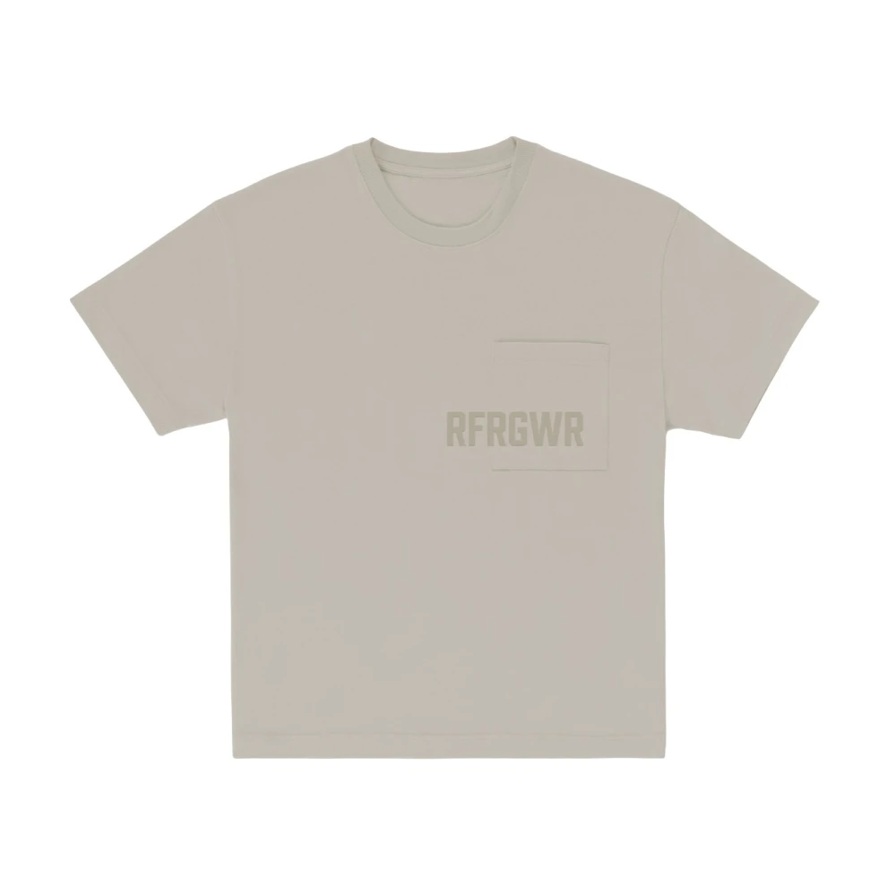 Refrigiwear Mannelijk Beige Tops Heren, 2XL, Heren Chester T-Shirt