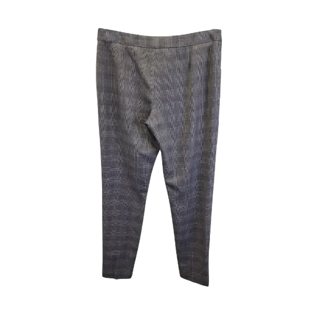 Armani Pre-owned Wool bottoms Gray Dames