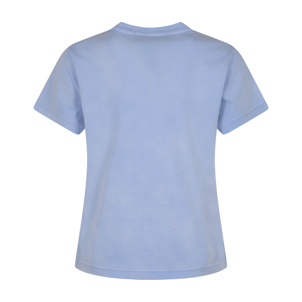 alexander wang Essentiële Logo T-shirts Blue Dames