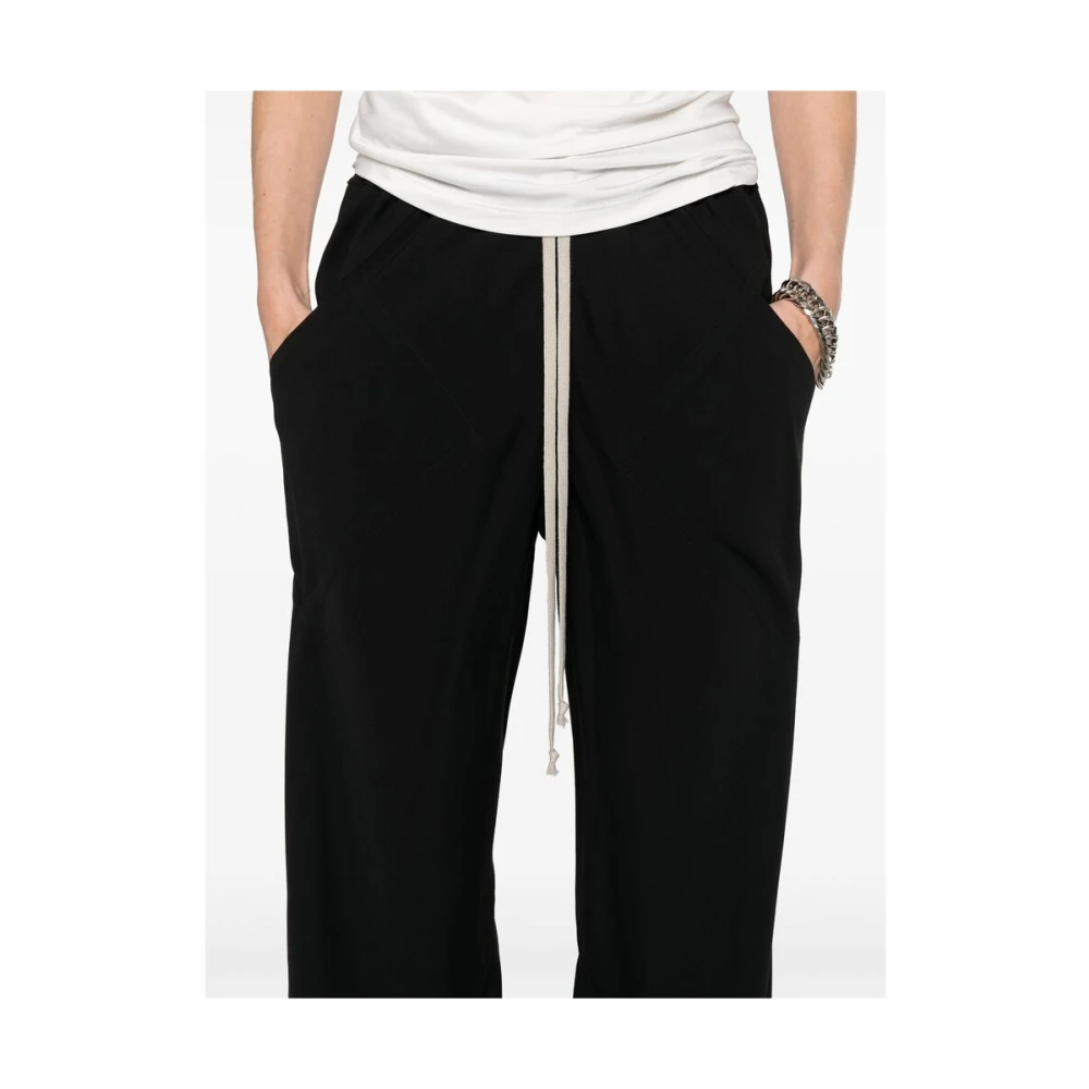 Rick Owens Drawstring Bias Pants Black Dames