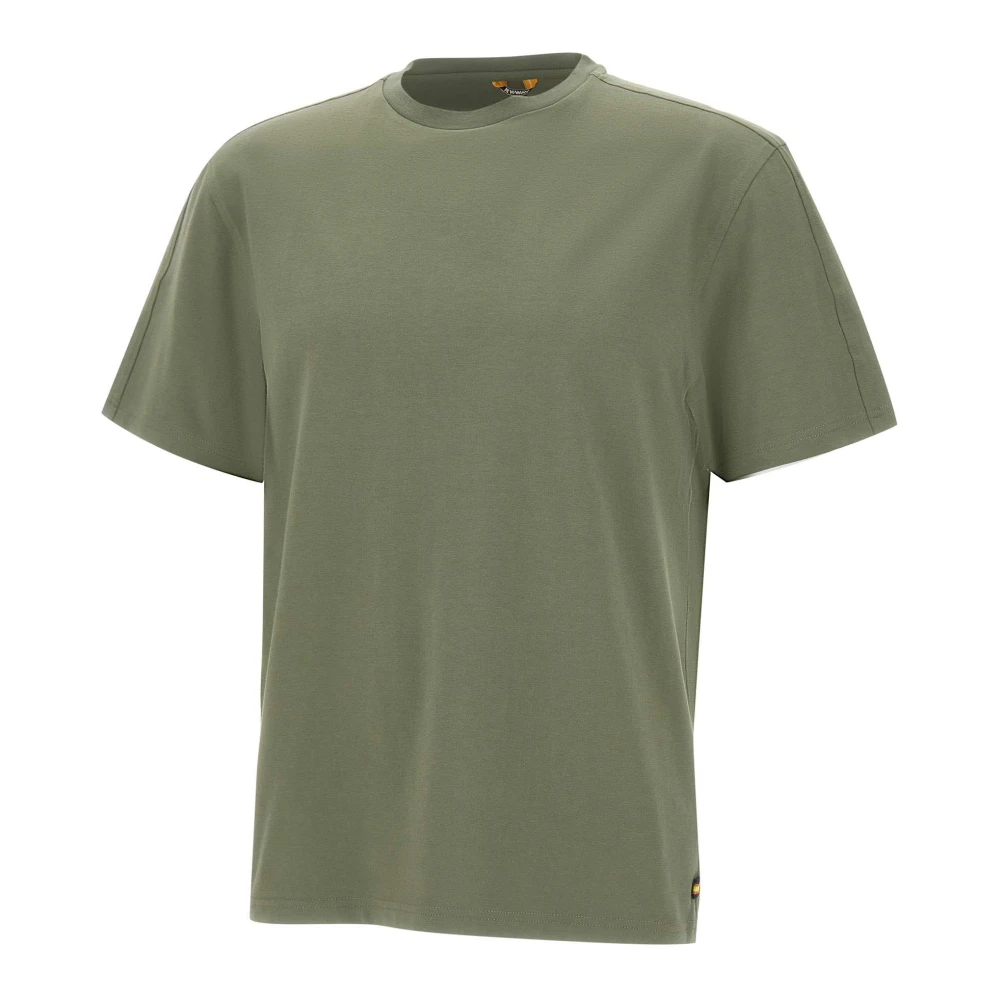 K-Way Men's Green T-Shirts, M, Fantome Ice Cotton T-Shirt