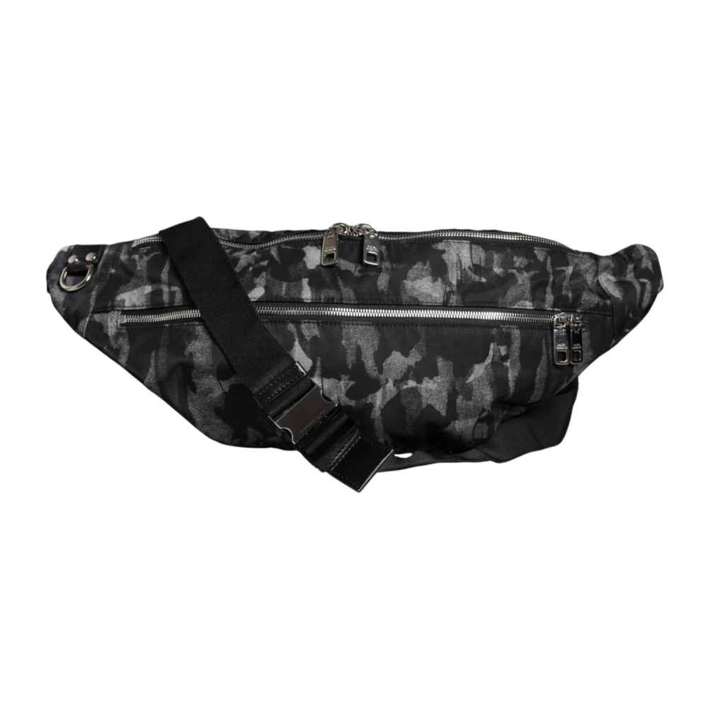Dolce & Gabbana Luipaard Camouflage Heuptas met ritssluiting Black Dames