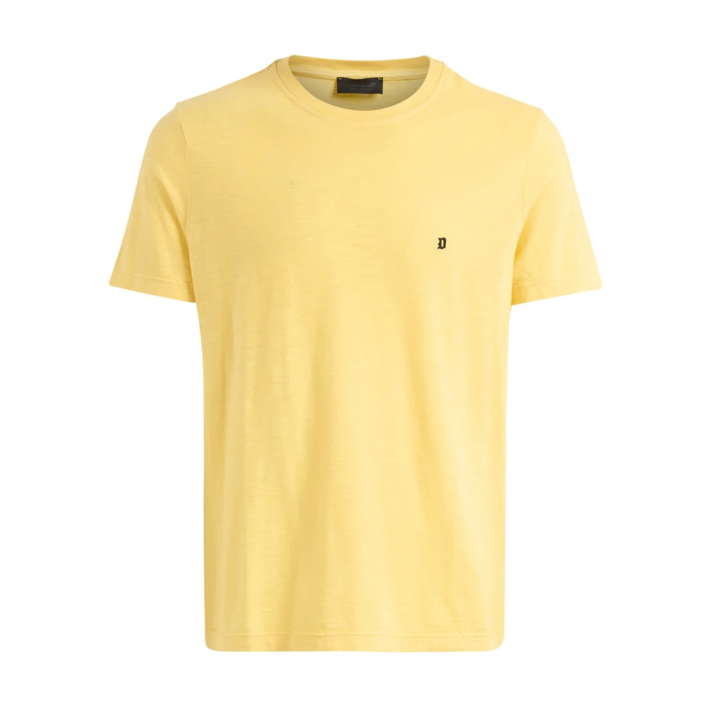 Dondup Hombre Amarillo Camisetas, Talla: S