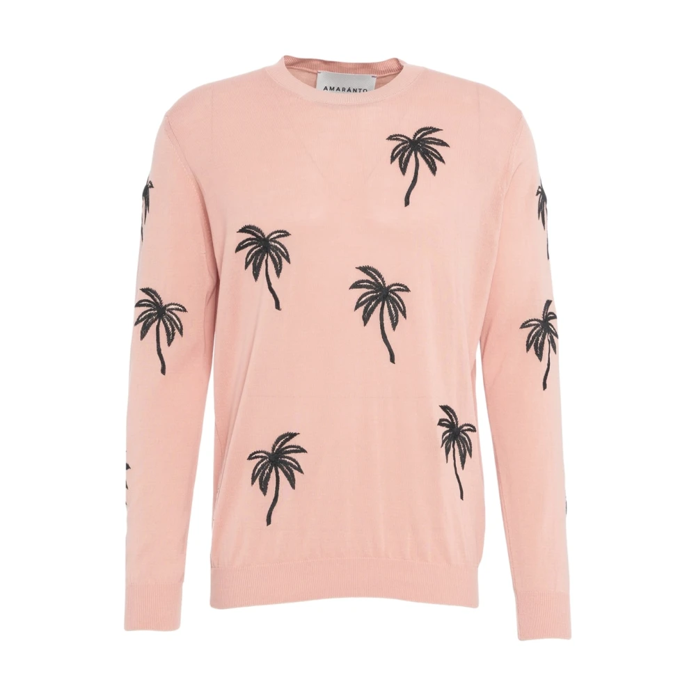 Amaránto Roze Gebreide Kleding Ss25 Pink Heren