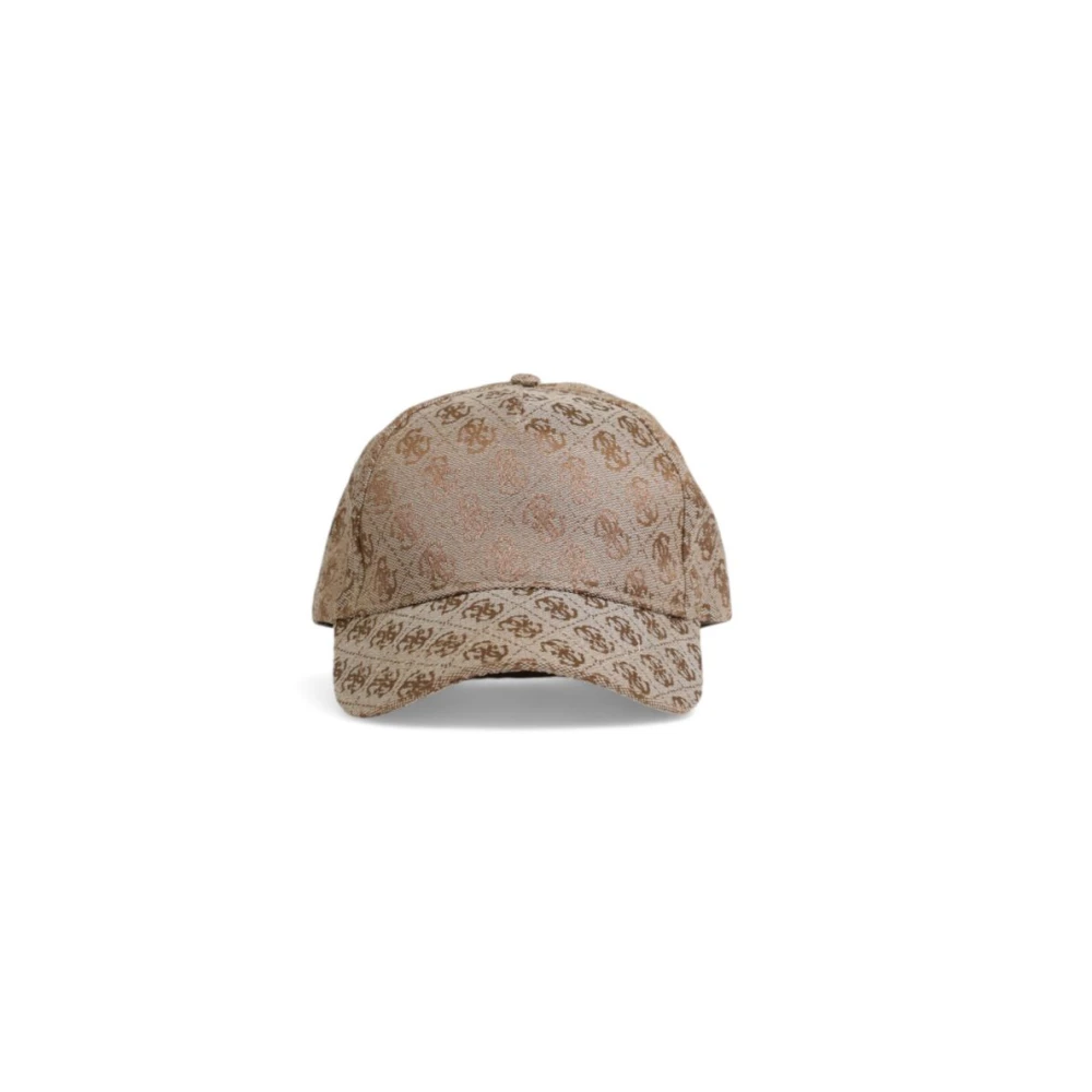 Guess Beige Polyester Herfst Winter Dames Hoed Beige Dames