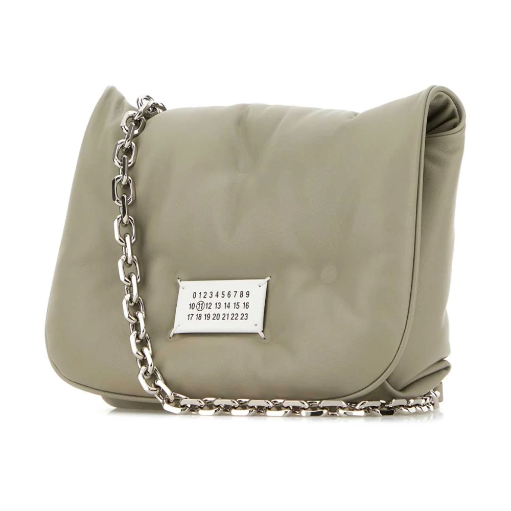 Maison Margiela Nappa Leren Crossbody Tas Gray Dames