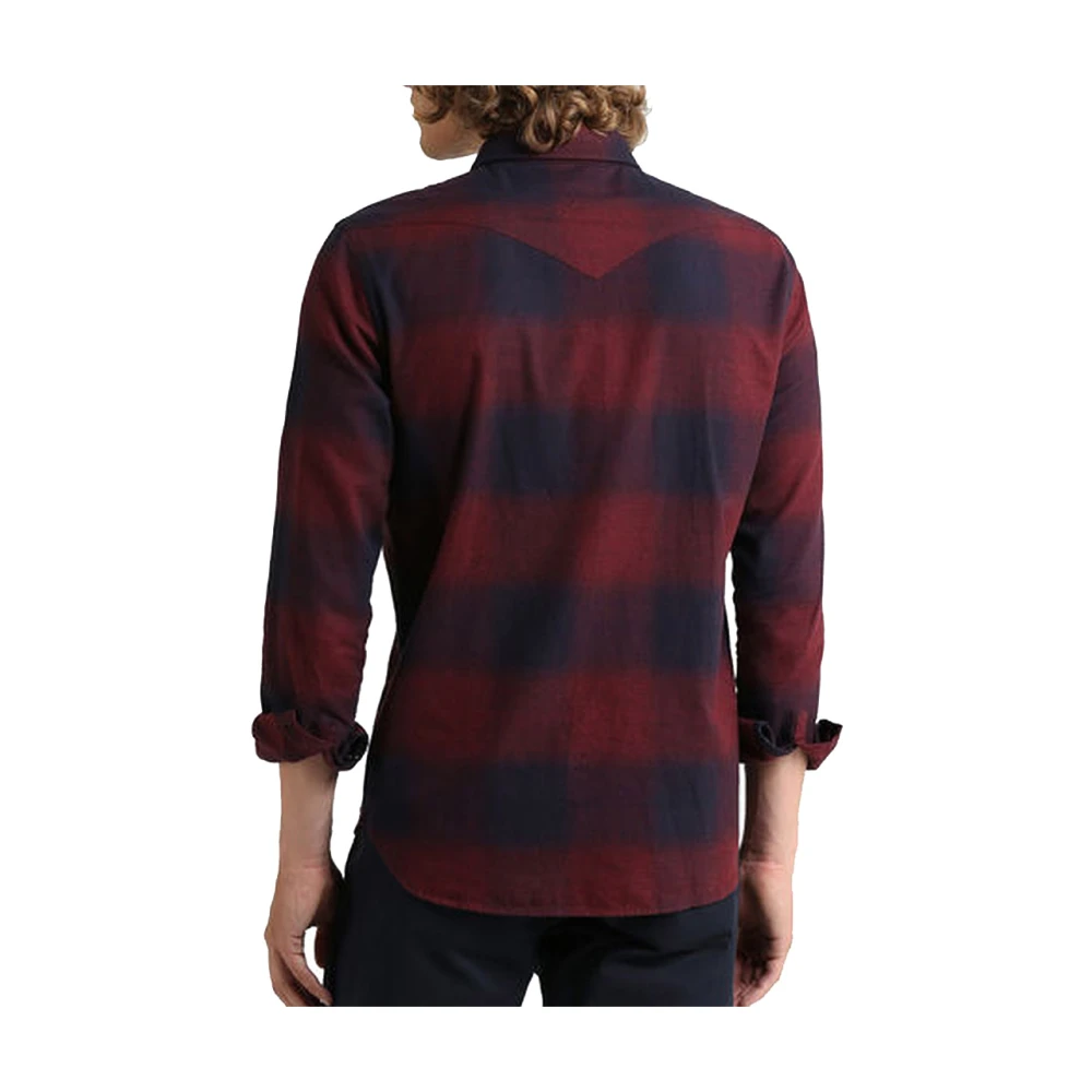Woolrich Casual Shirts Red Heren
