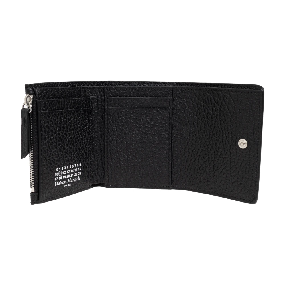 Maison Margiela Leren portemonnee Black Unisex
