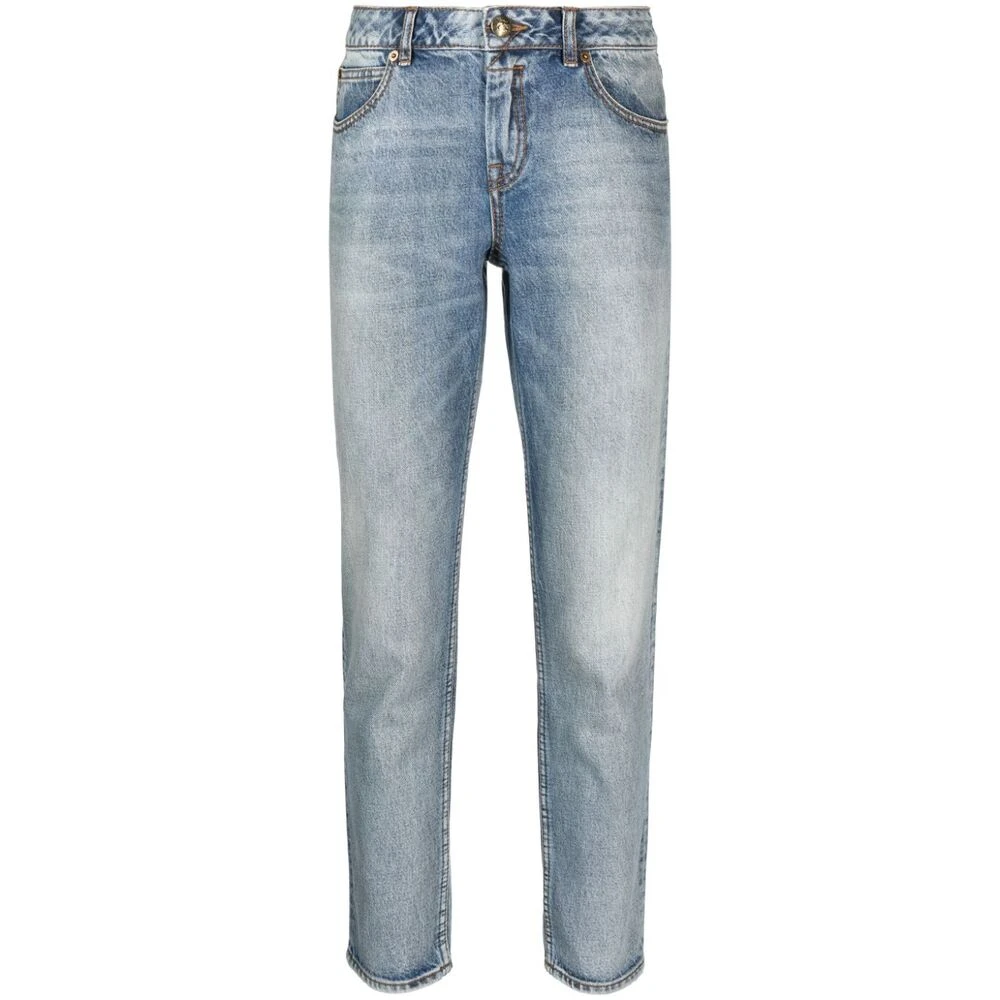 Zimmermann Stonewashed Cropped Jeans Blue Dames