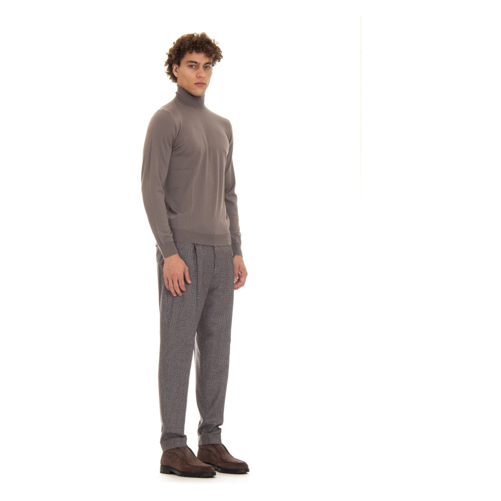 Drumohr Extrafijne wol coltrui trui Gray Heren