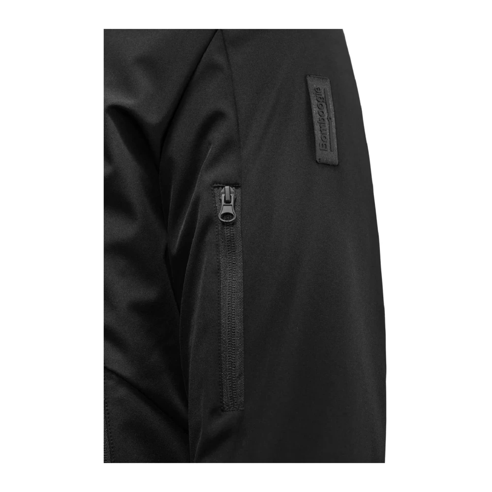 BomBoogie Winterjas Zwart Minimalistisch Design Black Heren