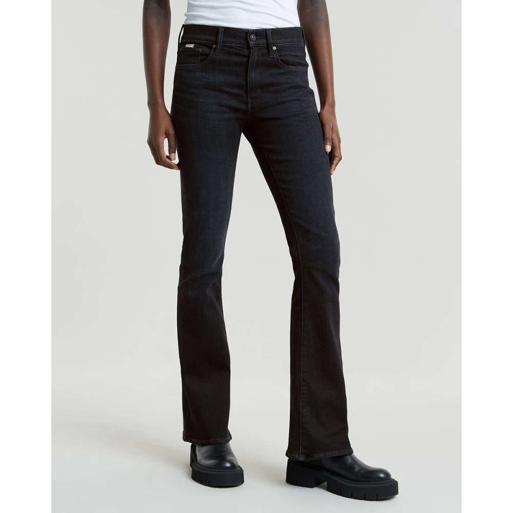 G-Star Flare Jeans Black Dames