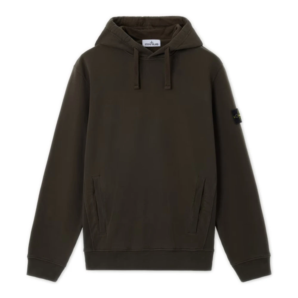 Stone Island Crewneck Sweatshirt - Male - Hoodies - Brown - M - Sweatshirts & Hoodies