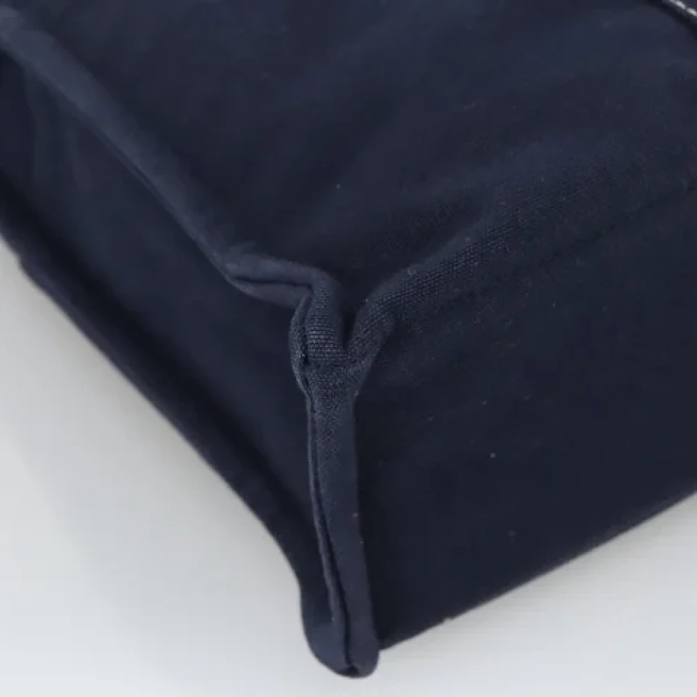 Hermès Vintage Pre-owned Canvas totes Blue Dames